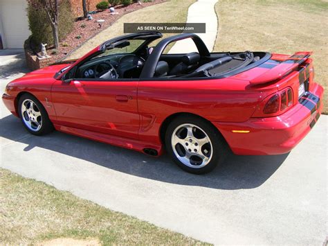 1997 Ford mustang cobra convertible specs