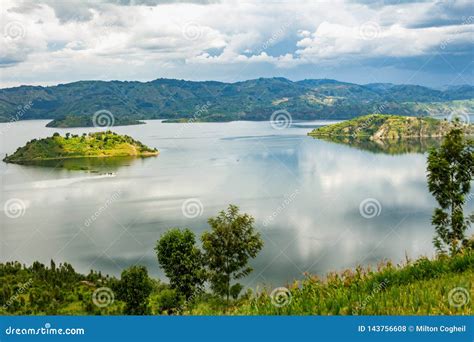 Lake Kivu in Rwanda stock photo. Image of scenery, summer - 143756608