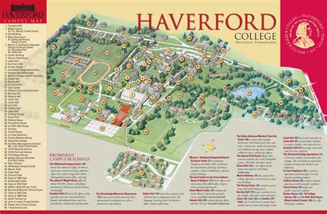 Haverford campus map | Campus map, Map, Delaware valley