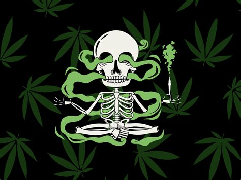 Smoking Skeleton by Sayantan Mondal on Dribbble