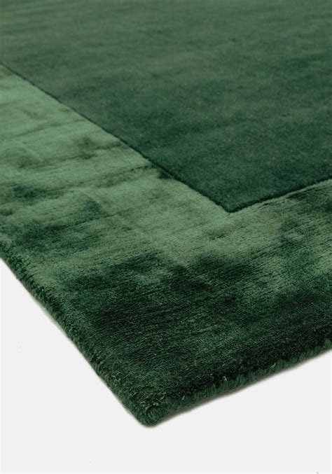 Ascot Rug by Asiatic Carpets in Green Colour | Rugs UK