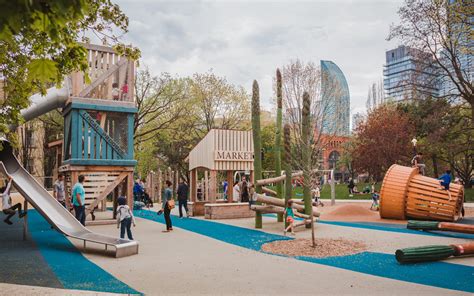 St. James Park Food Market Themed Playground Toronto