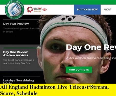 All England Badminton 2024 Live Telecast/Stream, Score, Schedule ...