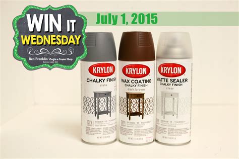 Ben Franklin Crafts and Frame Shop: Win Chalky Finish Spray Paint