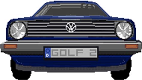 Volkswagen Golf 2 @ PixelJoint.com