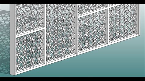 Frente Fiel testimonio perforated metal revit en lugar Operación ...