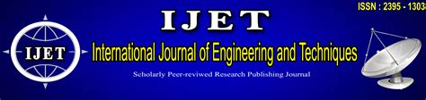 IJET International Journal of Engineering and Techniques