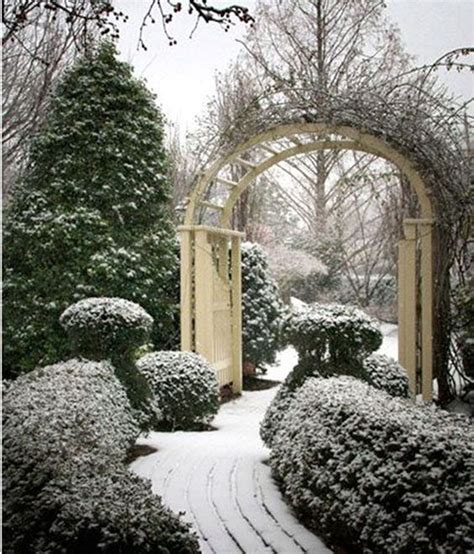 Amazing Winter Garden Landscape 39 Garden Gates, Garden Arch, Garden Landscaping, Garden ...