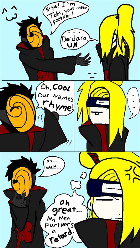 A Tobi and Deidara comic by Firedragon1993 on DeviantArt