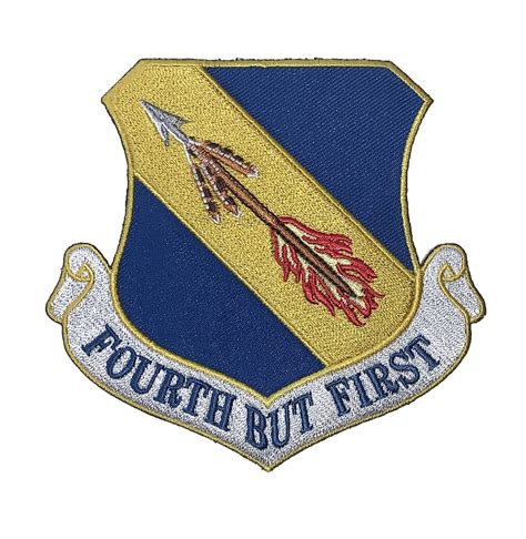 4th Fighter Wing FOURTH BUT FIRST Patch Plastic Backing | Etsy