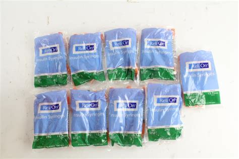 ReliOn Insulin Syringes, 9 Packages | Property Room