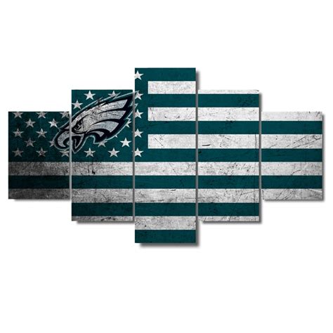 Philadelphia Eagles Wall Canvas - A Beautiful American Flag Print | The ...