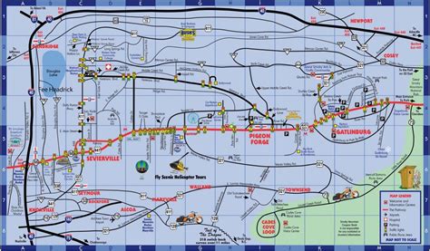 Printable Street Map Of Pigeon Forge Tn - Printable Maps