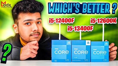 Intel i5-12400F vs i5-13400F vs i5-12600K | Which one should you buy? - YouTube