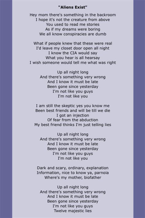 Blink 182 | Blink 182 lyrics, Country lyrics, Blink 182