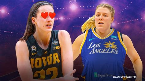 WNBA Draft: Caitlin Clark reacts to Sparks picking Monika Czinano