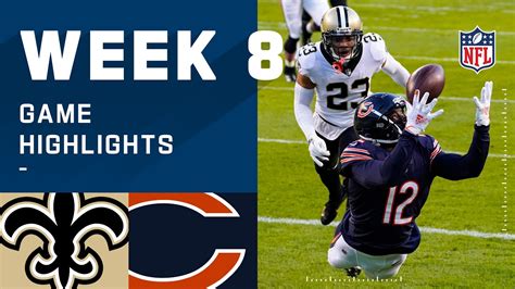 Saints vs. Bears Week 8 Highlights | NFL 2020 - YouTube