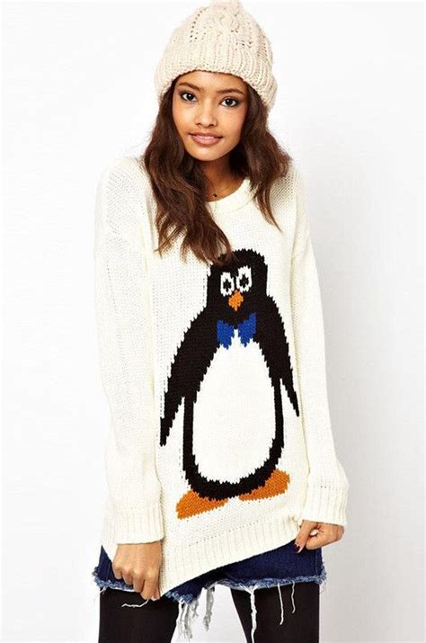 Penguin #Sweater #Pullovers | Sweaters, Latest fashion clothes, Fashion