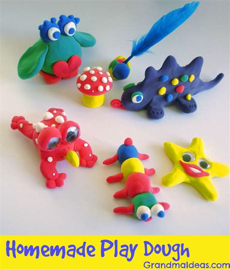 Making Homemade Play Dough For Your Grandchildren - Grandma Ideas