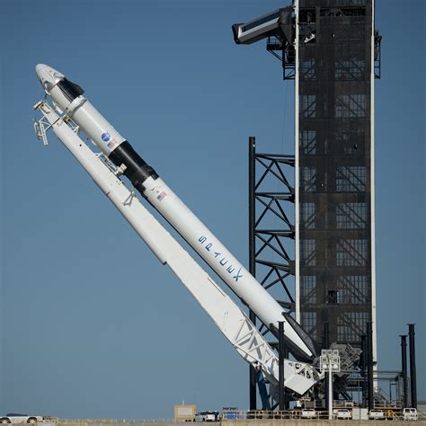 Rocket and Spacecraft on Launch Pad 39A for NASA’s SpaceX Demo-2 ...