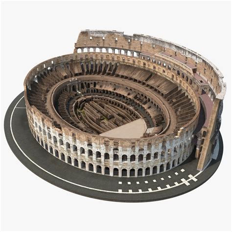 Colosseum V1 Free 3D Model - .obj .stl - Free3D