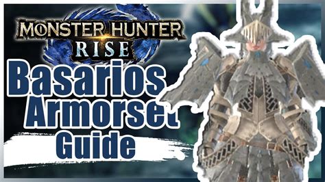 Basarios amor set Guide | Monster Hunter Rise - YouTube