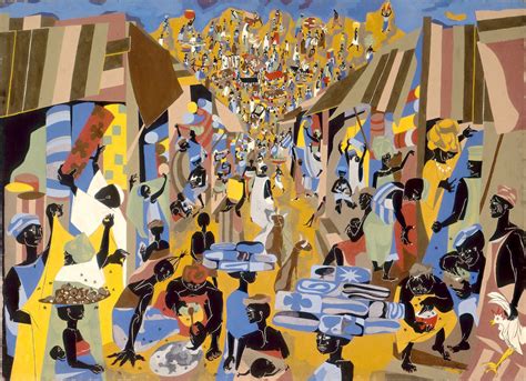 Artwork: In 1962 Jacob Lawrence traveled to Nigeria. He said of the ...