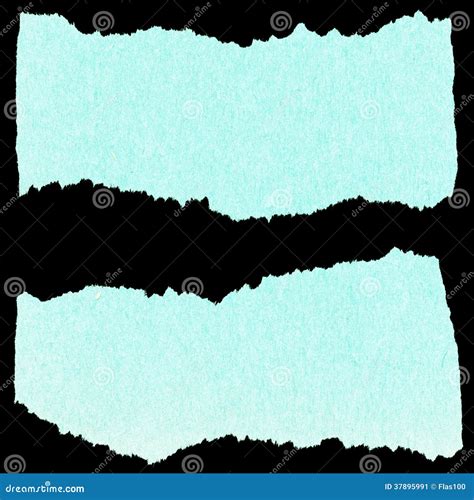 Collection of Blue Torn Paper Stock Image - Image of piece, edge: 37895991