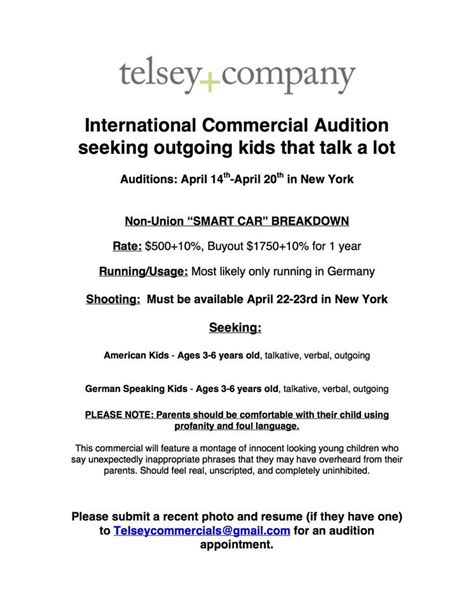 casting-kids-for-commercial – Auditions Free