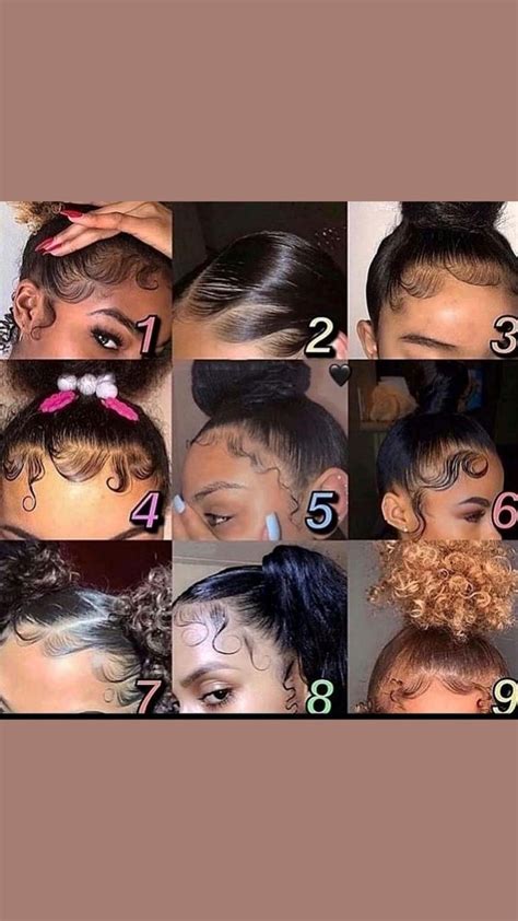 Different types of edges in 2023 | Hair styles, Cute hairstyles, Curly ...