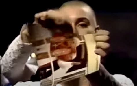 Sinéad O'Connor rips up picture of the Pope on SNL - Oct 3, 1992