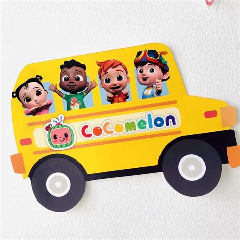 Cocomelon Wheels on the Bus Birthday Party Ideas