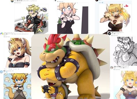 ‘Princess Bowser’ Fan Art Is Now Trending On Twitter – NintendoSoup