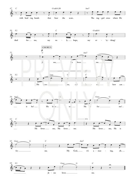 Jesus Loves Me Chords Pdf - Sheet and Chords Collection