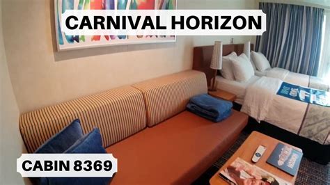 Carnival Horizon Cabin 8369 Category 8D Balcony Stateroom - YouTube