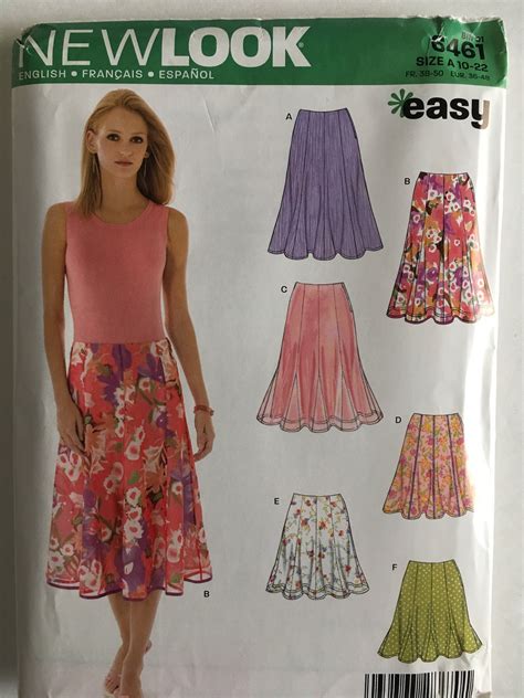 NewLook by Simplicity Misses Womens Skirts Sewing Pattern 6461 UC Uncut ...