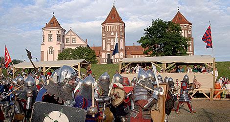 Medieval battles and knights' festivals in Belarus