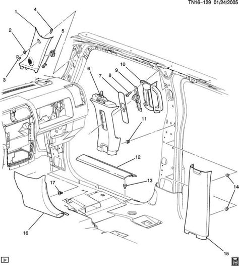 Hummer H2 Interior Parts Diagram | Reviewmotors.co