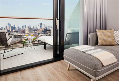 Double Hotel Room with Balcony | Brooklyn, NYC | The William Vale | Hotel interiors ...