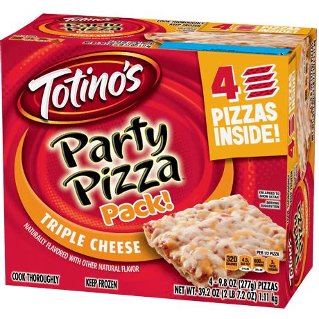 Triple Cheese Party Pizza Pack | Square Pizza | Totino's™ US | Little Caesars Fundraising ...