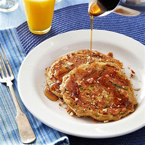 Zucchini Bread Breakfast Pancakes Recipe - EatingWell