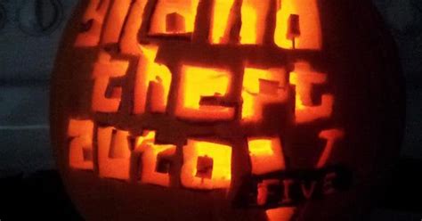 My Grand Theft Auto V Pumpkin Carving : r/GrandTheftAutoV