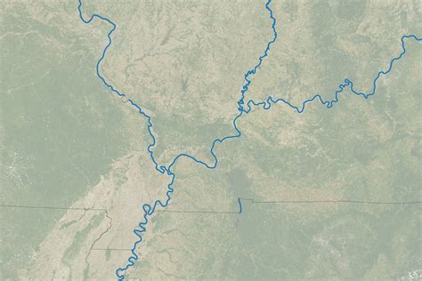 Us Political Map With Rivers - Coriss Cherilynn