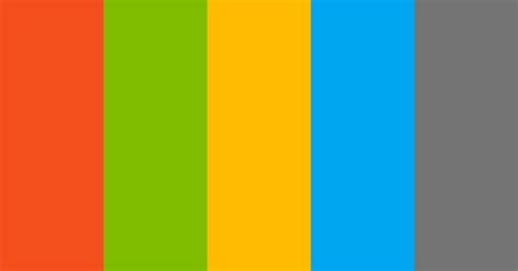 Microsoft Logo Color Scheme » Blue » SchemeColor.com