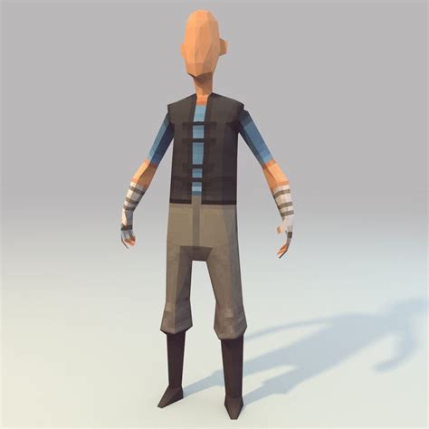 Lowpoly Hero (WIP) by lithium-sound on deviantART | Low poly character ...