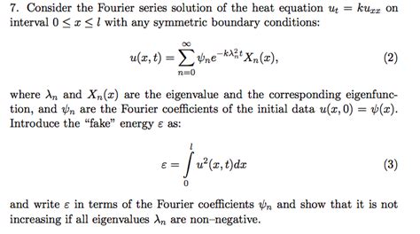 Solution Of Heat Equation By Fourier Series - Tessshebaylo