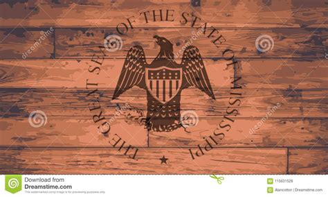 Mississippi State Seal Brand Stock Vector - Illustration of woodgrain, logo: 115631528