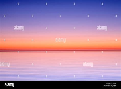 Impressions of twilight color on Lake Michigan Stock Photo - Alamy