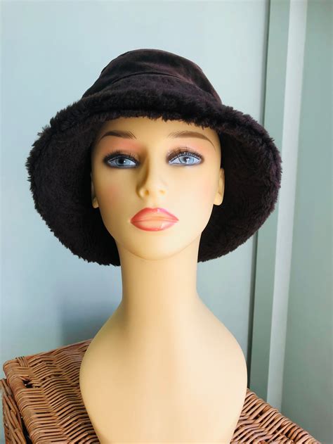 Ladies Vintage Brown Classic Style Hat by Marida London | Etsy