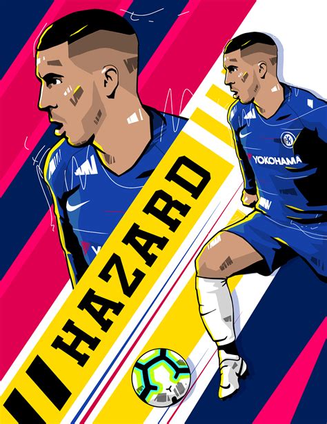 Eden Hazard - Motion graphics x Illustration on Behance